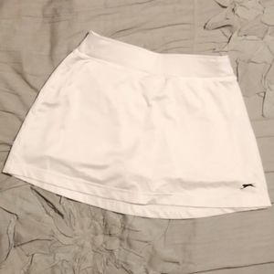 White Slazenger Tennis Skirt